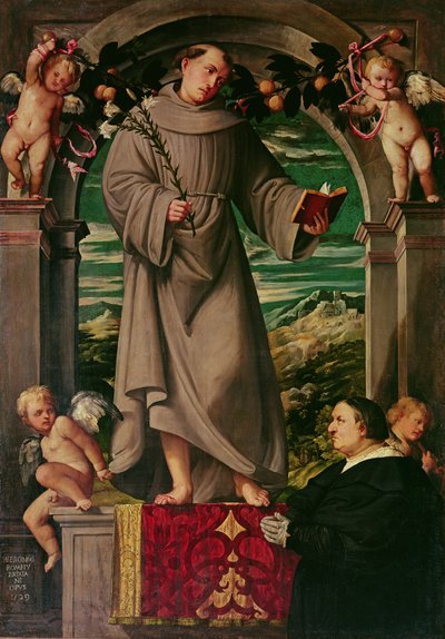 St. Anthony of Padua by Girolamo Romanino